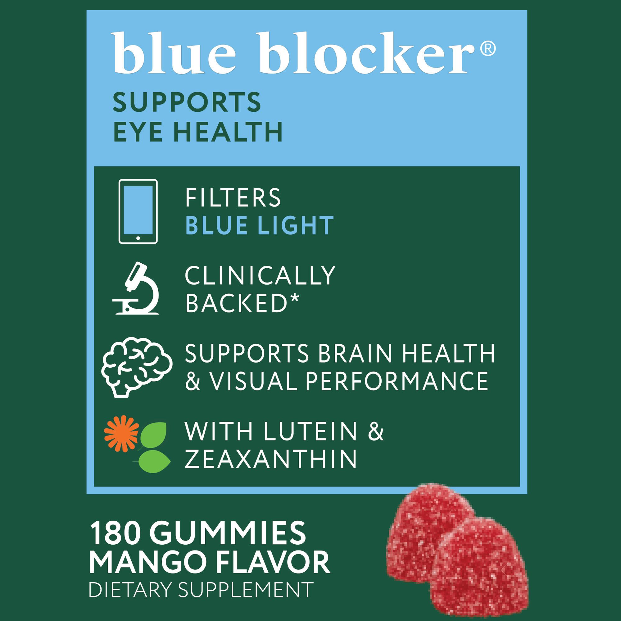 Blue Blocker® Gummies 6 Bottles