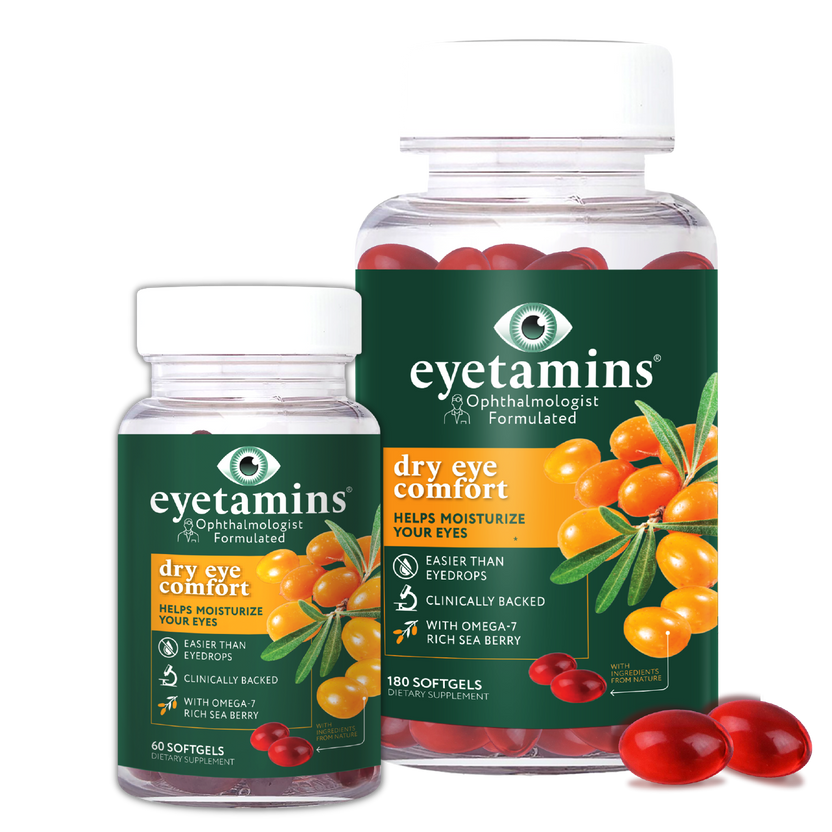 Eyetamins® | Natural Eye Vitamins | AREDs • Dry Eyes • Blue Blockers